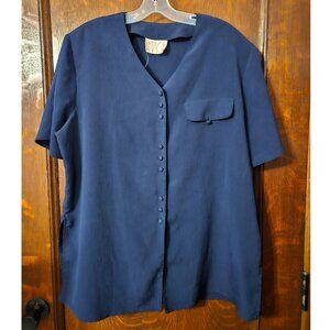 Image Blouse Navy Women's